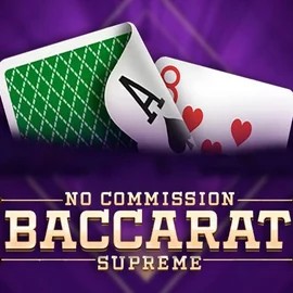 Baccarat Supreme slot logo by OneTouch Games at SlotsGem Casino