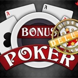 Official Table Games logo: Bonus Poker Deluxe - 3 Hands by RTG (Reel Time Gaming) at SlotsGem Casino