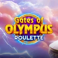 Official Live Casino logo: Gates of Olympus Roulette by Pragmatic Play at SlotsGem Casino