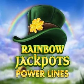 Rainbow Jackpots Power Lines logo by Red Tiger Gaming SlotsGem Casino