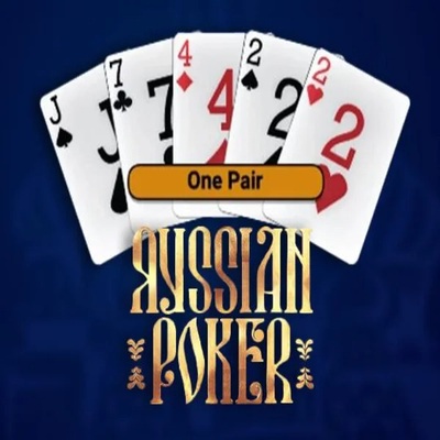 Russian Poker by OneTouch Games, showcased at slotsgem-it.it – game logo