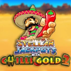 Stellar Jackpots with Chilli Gold x2 slot logo by Lightning Box Game at SlotsGem Casino