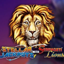 Stellar Jackpots with Serengeti Lions slot visual from Lightning Box Game available on slotsgem-it.it