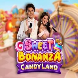 Sweet Bonanza Candy Land Live logo by Pragmatic Play at SlotsGem Casino
